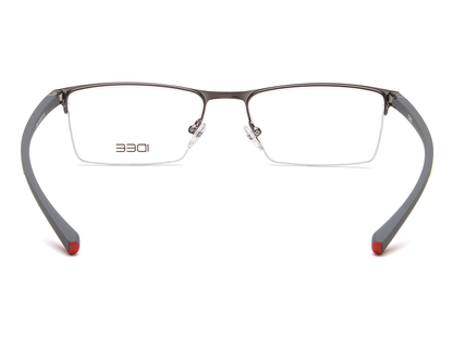 IDEE Rectangle Tortoise Semi-Rimmed Eyeglasses - Unisex