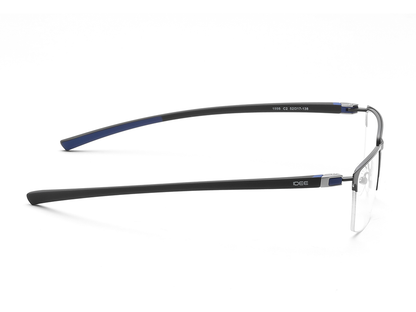 IDEE Rectangle Brown Semi-Rimmed Eyeglasses - Unisex