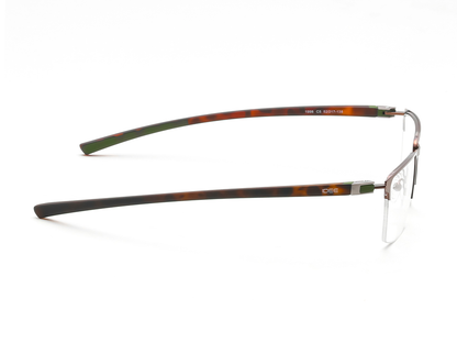 IDEE Rectangle Grey Semi-Rimmed Eyeglasses - Unisex