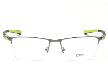 IDEE Rectangle Tortoise Semi-Rimmed Eyeglasses - Unisex