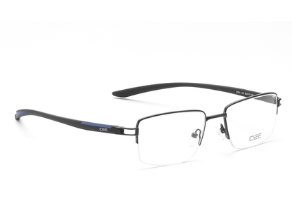 IDEE Rectangle Brown Semi-Rimmed Eyeglasses - Unisex