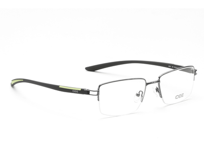 IDEE Rectangle Tortoise Semi-Rimmed Eyeglasses - Unisex