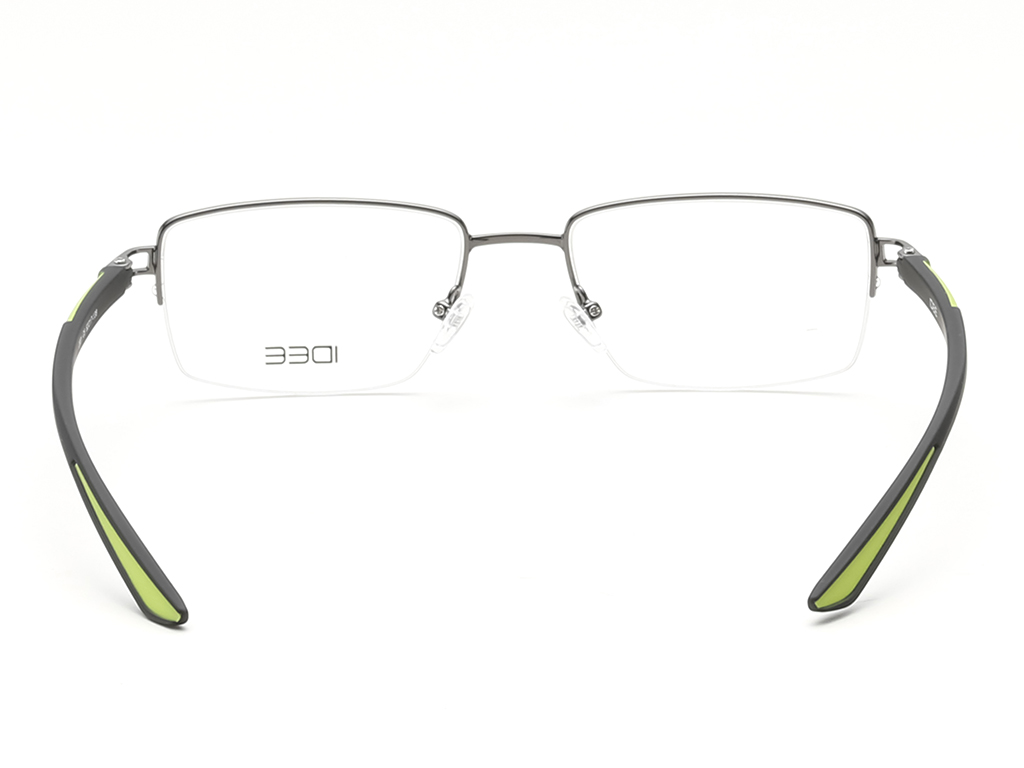 IDEE Rectangle Tortoise Semi-Rimmed Eyeglasses - Unisex