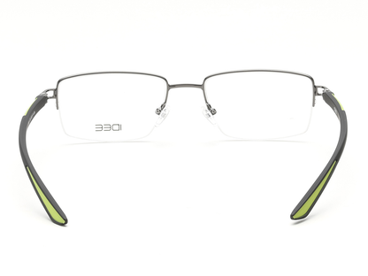 IDEE Rectangle Tortoise Semi-Rimmed Eyeglasses - Unisex