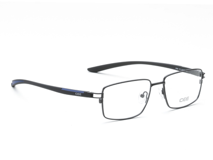IDEE Rectangle Brown Semi-Rimmed Eyeglasses - Unisex