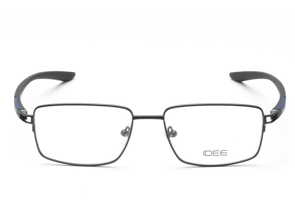 IDEE Rectangle Brown Semi-Rimmed Eyeglasses - Unisex