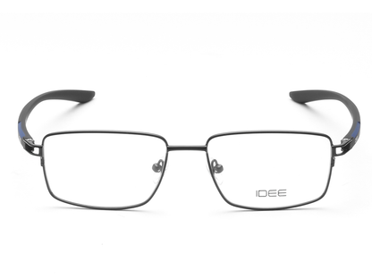 IDEE Rectangle Brown Semi-Rimmed Eyeglasses - Unisex