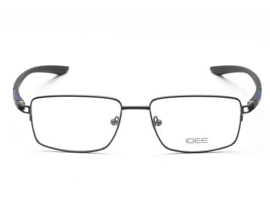 IDEE Rectangle Brown Semi-Rimmed Eyeglasses - Unisex