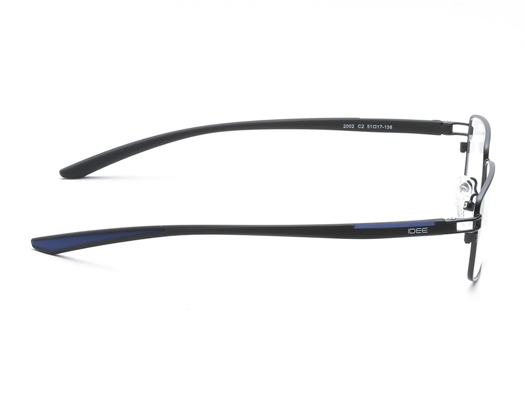 IDEE Rectangle Brown Semi-Rimmed Eyeglasses - Unisex