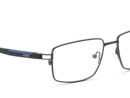 IDEE Rectangle Brown Semi-Rimmed Eyeglasses - Unisex