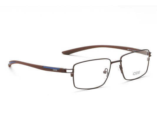 IDEE Rectangle Tortoise Semi-Rimmed Eyeglasses - Unisex