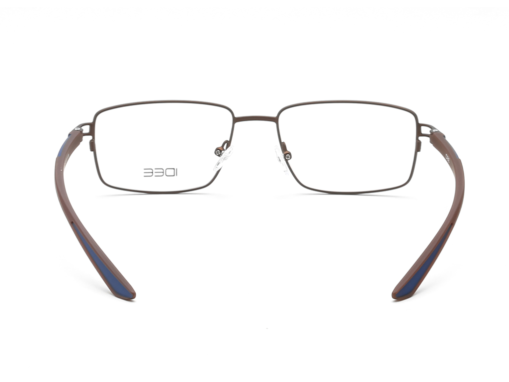 IDEE Rectangle Tortoise Semi-Rimmed Eyeglasses - Unisex