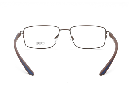 IDEE Rectangle Tortoise Semi-Rimmed Eyeglasses - Unisex