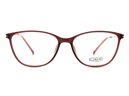 IDEE Rectangle Brown Semi-Rimmed Eyeglasses - Unisex