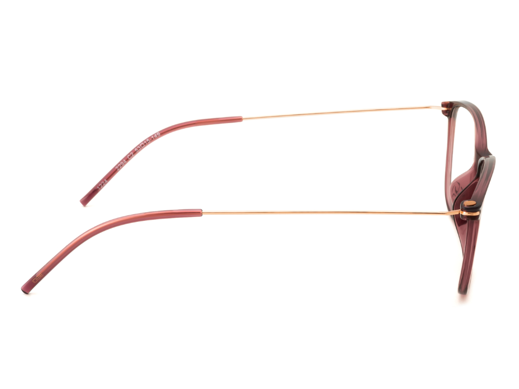 IDEE Rectangle Brown Semi-Rimmed Eyeglasses - Unisex