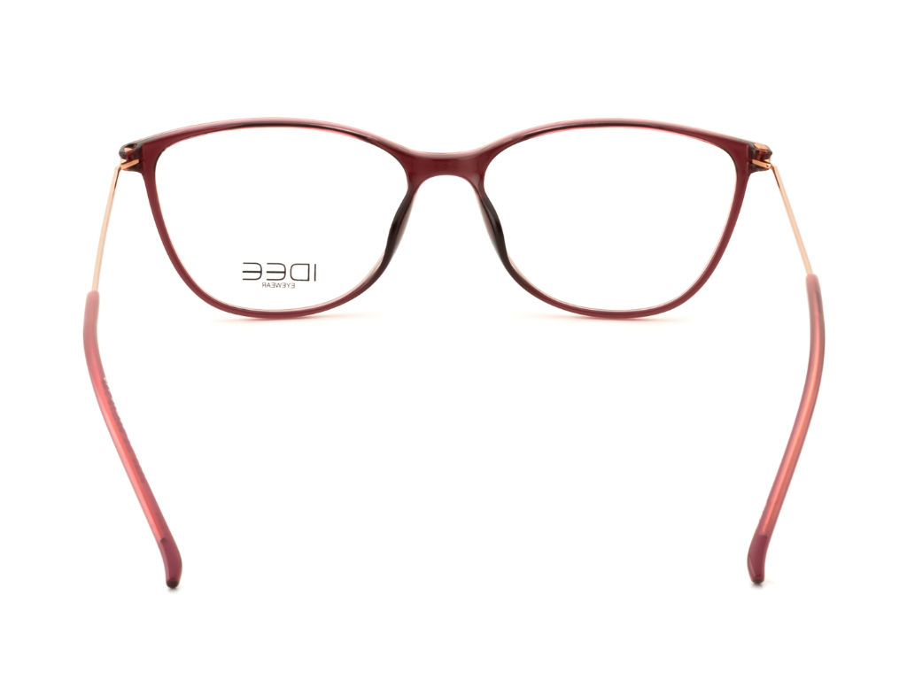 IDEE Rectangle Brown Semi-Rimmed Eyeglasses - Unisex