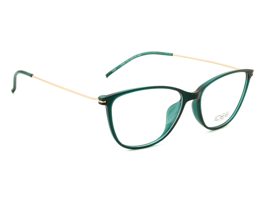 IDEE Rectangle Blue Semi-Rimmed Eyeglasses - Unisex