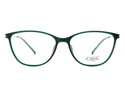 IDEE Rectangle Blue Semi-Rimmed Eyeglasses - Unisex