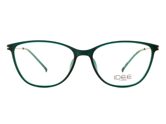 IDEE Rectangle Blue Semi-Rimmed Eyeglasses - Unisex