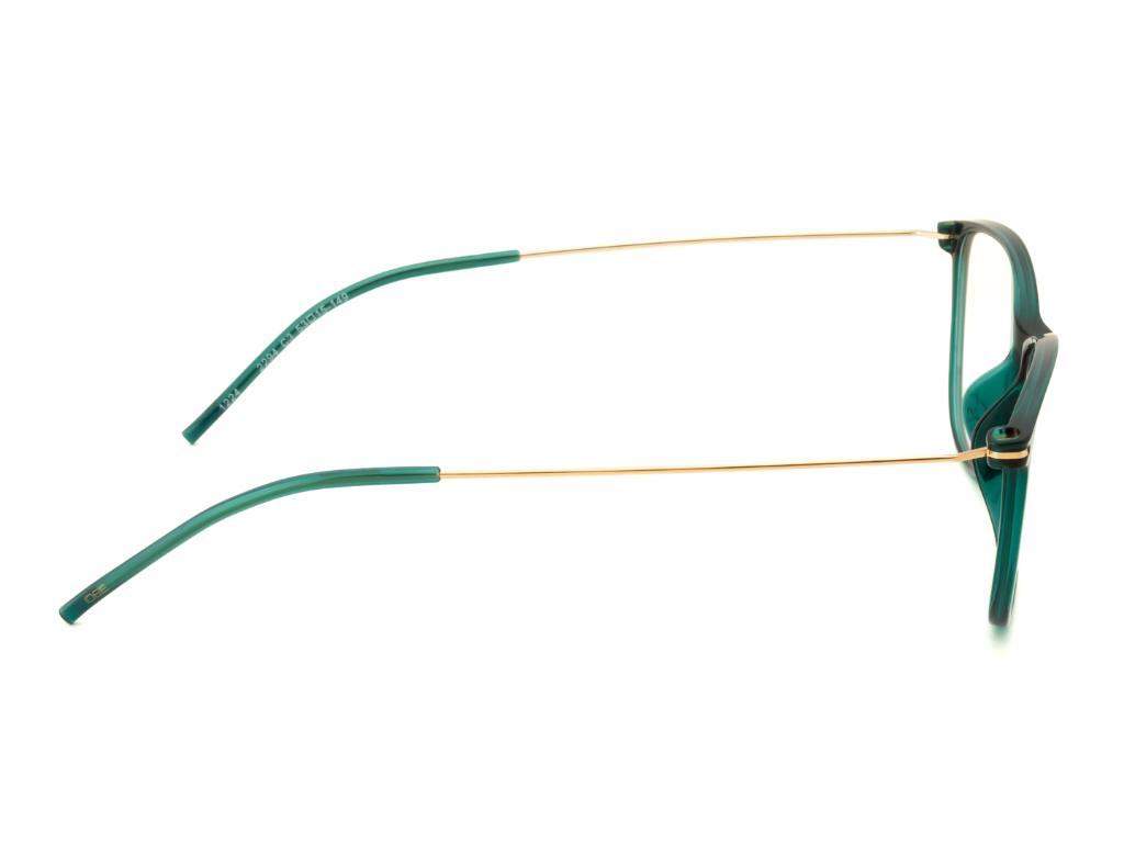 IDEE Rectangle Blue Semi-Rimmed Eyeglasses - Unisex