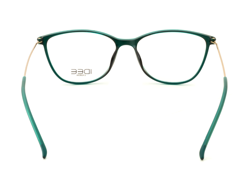IDEE Rectangle Blue Semi-Rimmed Eyeglasses - Unisex