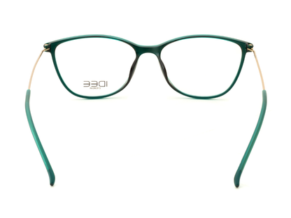 IDEE Rectangle Blue Semi-Rimmed Eyeglasses - Unisex