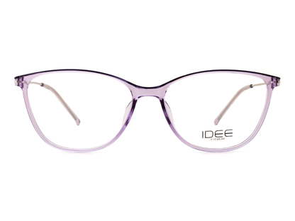 IDEE Rectangle Burgundy Semi-Rimmed Eyeglasses - Unisex
