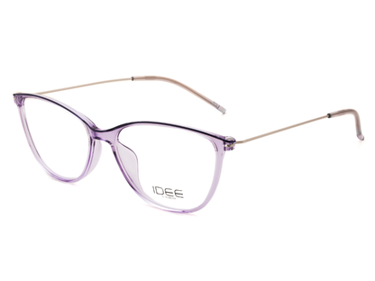 IDEE Rectangle Burgundy Semi-Rimmed Eyeglasses - Unisex