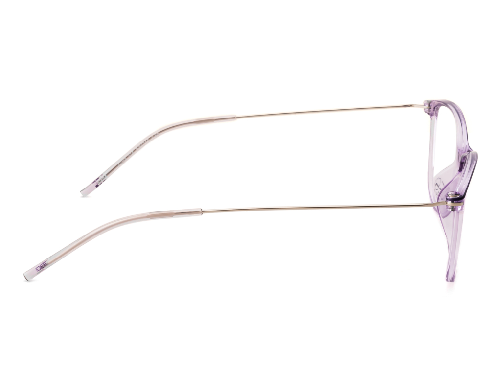 IDEE Rectangle Burgundy Semi-Rimmed Eyeglasses - Unisex