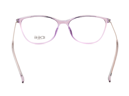 IDEE Rectangle Burgundy Semi-Rimmed Eyeglasses - Unisex