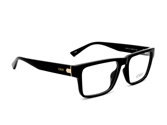 IDEE Rectangle Black Semi-Rimmed Eyeglasses - Unisex