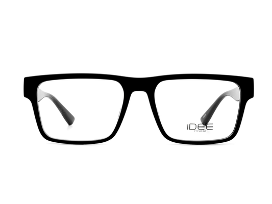 IDEE Rectangle Black Semi-Rimmed Eyeglasses - Unisex