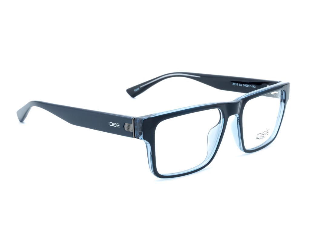 IDEE Rectangle Brown Semi-Rimmed Eyeglasses - Unisex