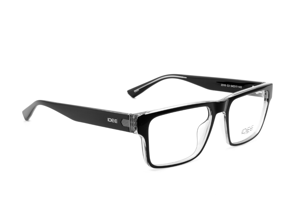 IDEE Rectangle Blue Semi-Rimmed Eyeglasses - Unisex