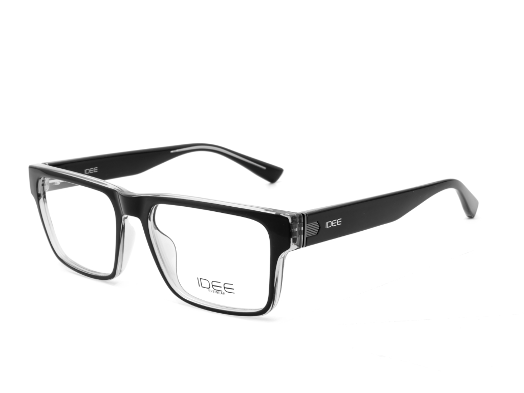 IDEE Rectangle Blue Semi-Rimmed Eyeglasses - Unisex
