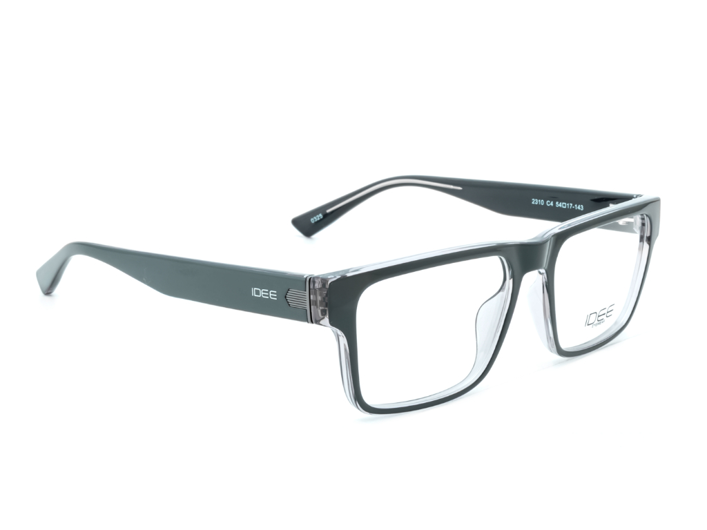 IDEE Rectangle Burgundy Semi-Rimmed Eyeglasses - Unisex