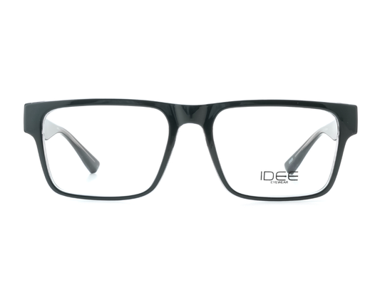 IDEE Rectangle Burgundy Semi-Rimmed Eyeglasses - Unisex