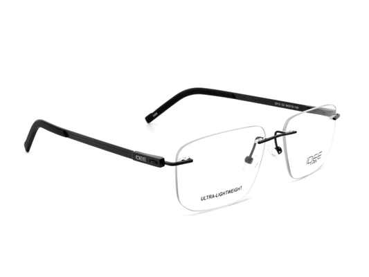 IDEE Rectangle Brown Semi-Rimmed Eyeglasses - Unisex