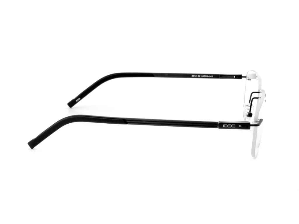 IDEE Rectangle Brown Semi-Rimmed Eyeglasses - Unisex