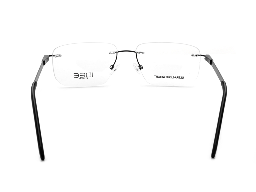 IDEE Rectangle Brown Semi-Rimmed Eyeglasses - Unisex