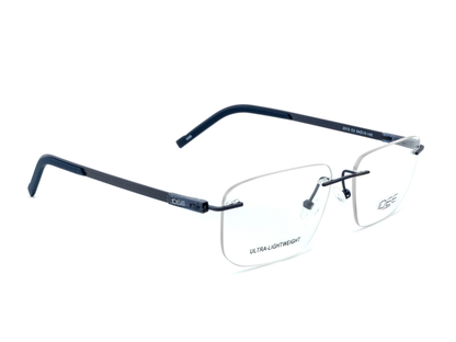 IDEE Rectangle Blue Semi-Rimmed Eyeglasses - Unisex