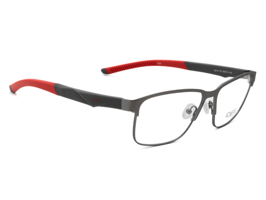 IDEE Rectangle Brown Semi-Rimmed Eyeglasses - Unisex