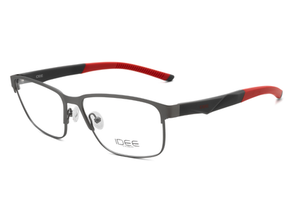 IDEE Rectangle Brown Semi-Rimmed Eyeglasses - Unisex