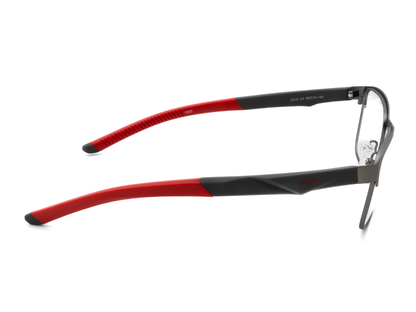 IDEE Rectangle Brown Semi-Rimmed Eyeglasses - Unisex