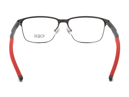 IDEE Rectangle Brown Semi-Rimmed Eyeglasses - Unisex