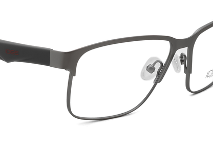 IDEE Rectangle Brown Semi-Rimmed Eyeglasses - Unisex