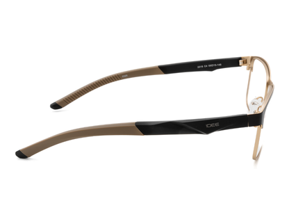 IDEE Rectangle Burgundy Semi-Rimmed Eyeglasses - Unisex