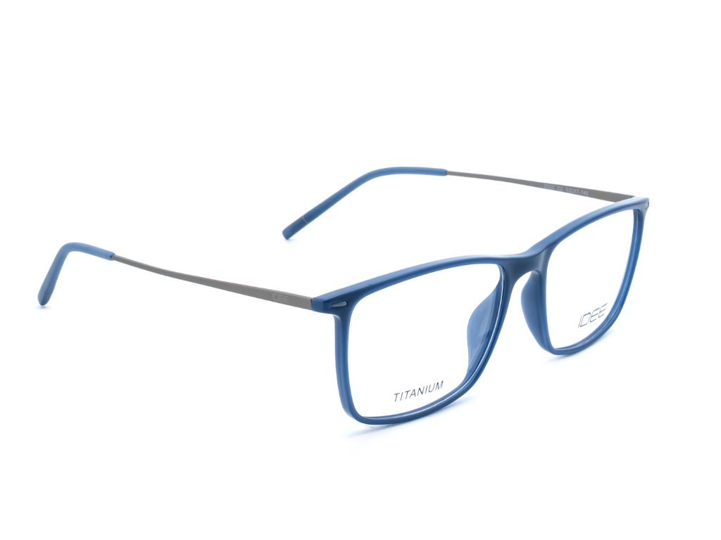 IDEE Rectangle Color Semi-Rimmed Eyeglasses - Unisex