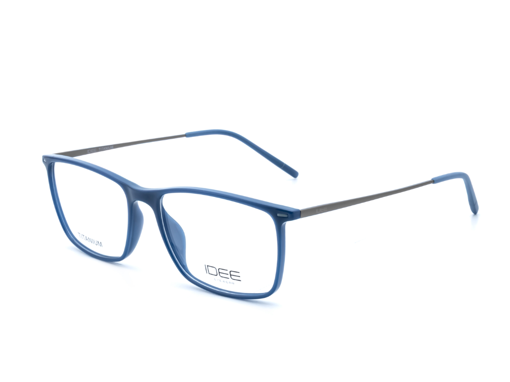 IDEE Rectangle Color Semi-Rimmed Eyeglasses - Unisex