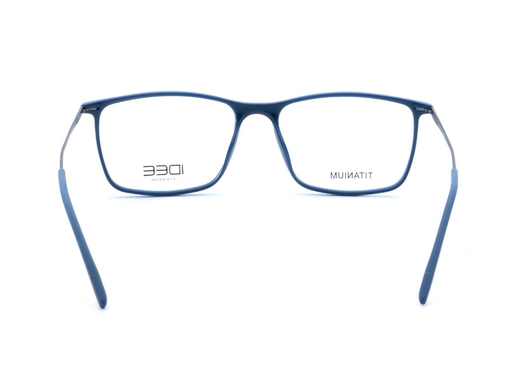 IDEE Rectangle Color Semi-Rimmed Eyeglasses - Unisex
